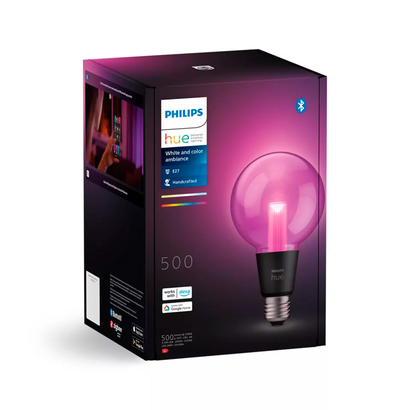 Bombilla inteligente G95 - E27 Philips Hue - Achorao