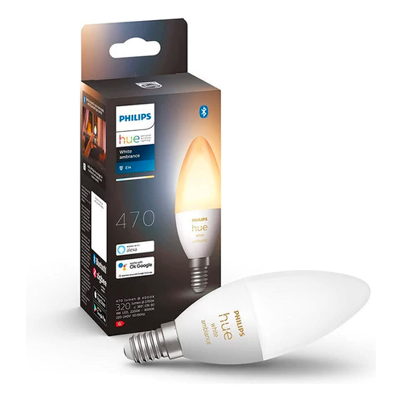 Bombilla Philips Hue Wa 5.2W B39 E14 1P - Achorao