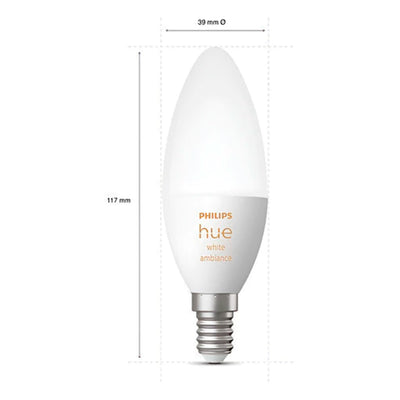 Bombilla Philips Hue Wa 5.2W B39 E14 1P - Achorao