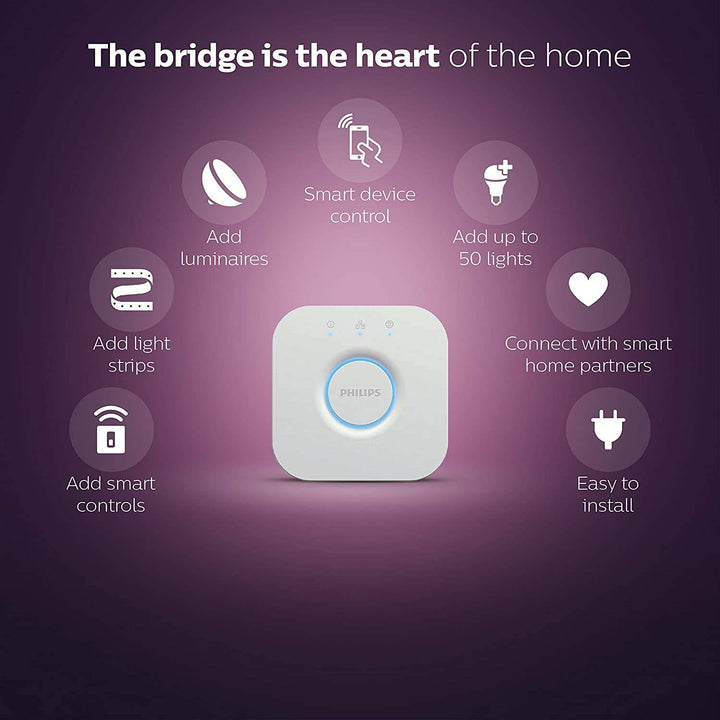 Controlador de luces Inteligente Bridge Philips Hue - Achorao