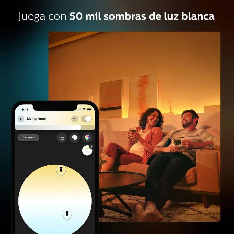 Foco G93 E27 Globo Philips Hue Filament Vintage Led 7w - Achorao