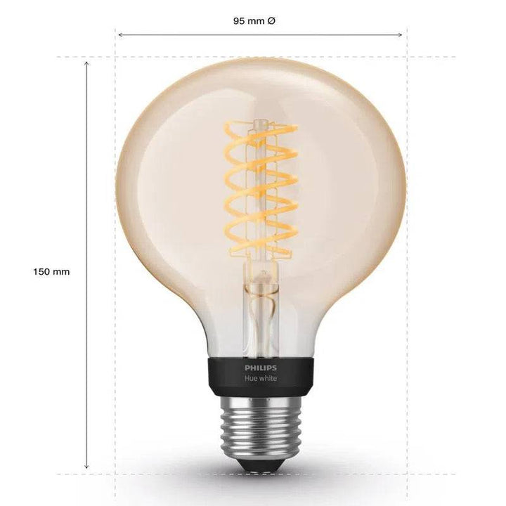 Foco G93 E27 Globo Philips Hue Filament Vintage Led 7w - Achorao