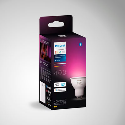Foco Inteligente Philips Hue WCA 4.2W GU10 400 1P EU - Achorao