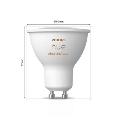 Foco Inteligente Philips Hue WCA 4.2W GU10 400 1P EU - Achorao