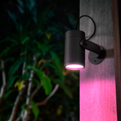 Foco para exteriores Phillips Hue Lily Spike Black - Achorao