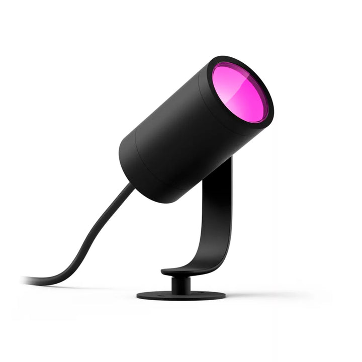 Foco para exteriores Phillips Hue Lily Spike Black - Achorao