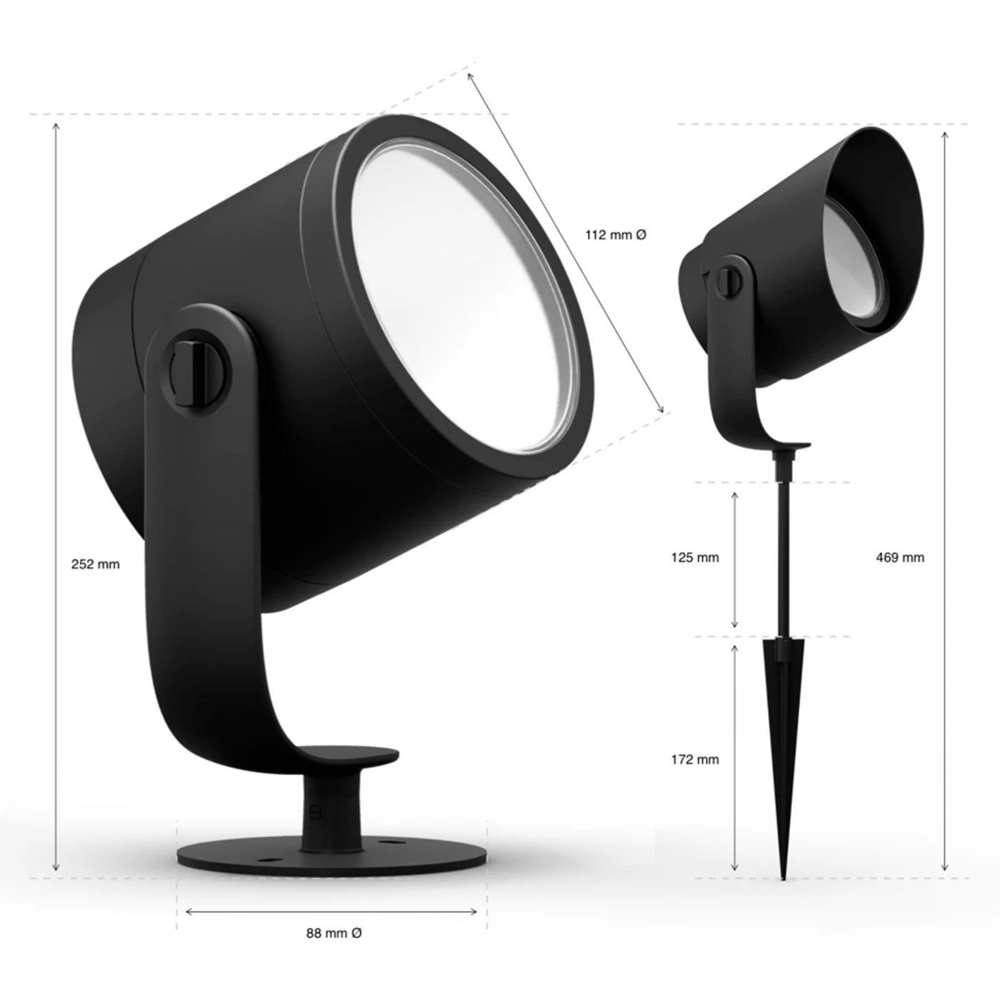 Foco para exteriores Phillips Hue Lily XL EU Waca - Achorao