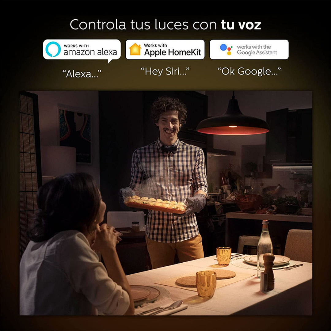 Foco Philips Hue A60  E27 Luz Calida 9.5W BT - Achorao