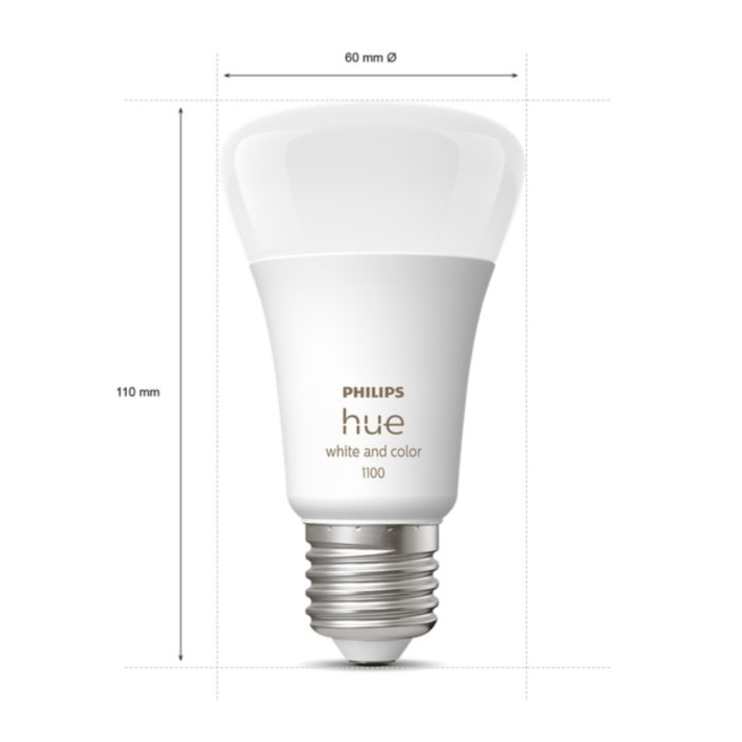Foco Philips Hue A60 E27 Multi Color BT - Achorao