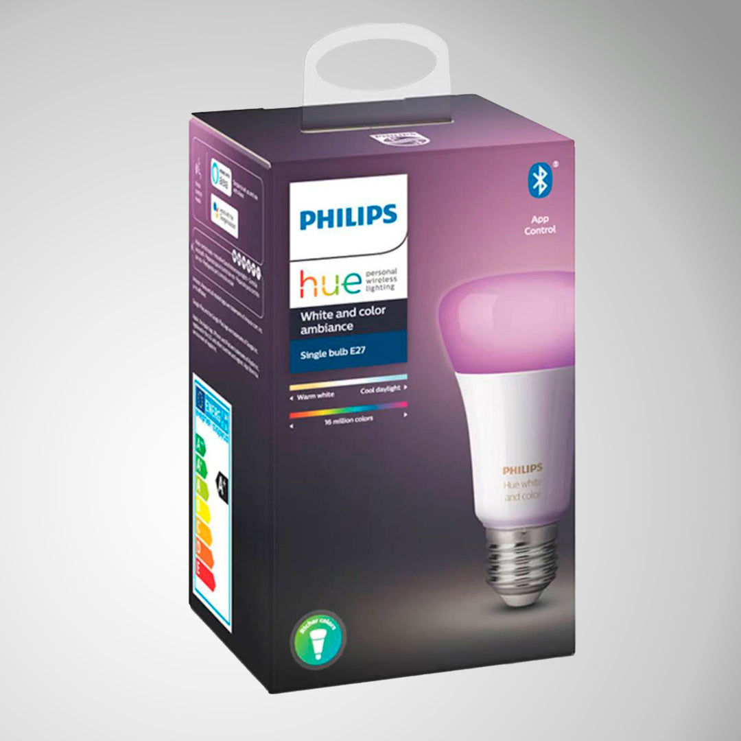 Foco Philips Hue A60 E27 Multi Color BT - Achorao