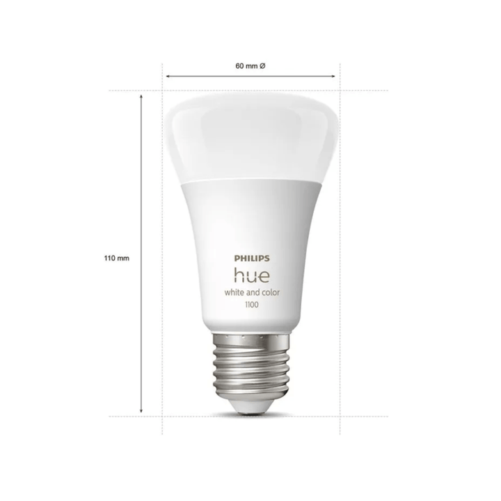 Focos Inteligentes BT Philips Hue Starter Kit x3 E27+ Bridge Color + Dimmer switch - Achorao