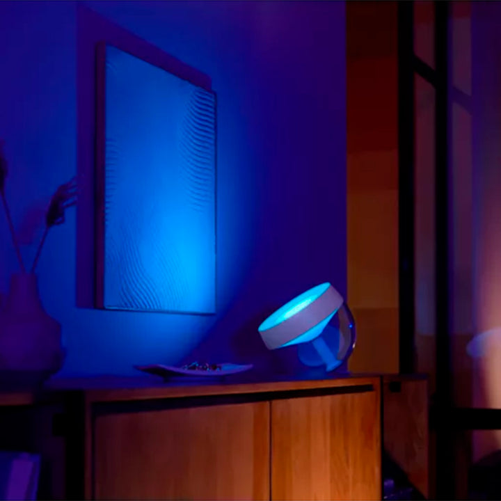 Lámpara de mesa Philips Hue Iris White and Color Ambiance Iluminación inteligente con Bluetooth - Achorao