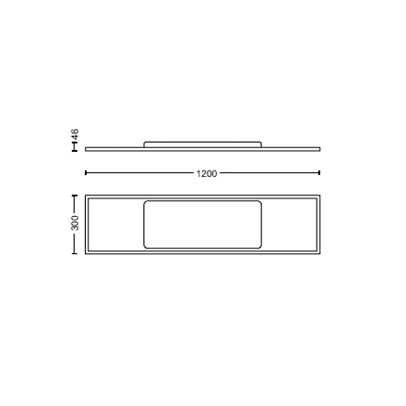 Lámpara de techo Aurelle Philips Hue, Panel REC 39W - Achorao