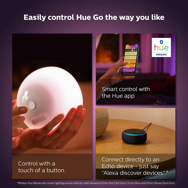 Lampara Portatil Philips Hue Go Portable Light Zigbee &amp; Bluetooth - Achorao