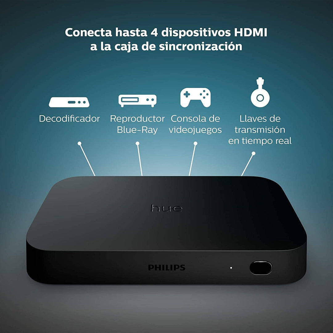 その他 Philips Hue Sync Box Philips Hue Play HDMI Sync Box - Black - محول – Store974