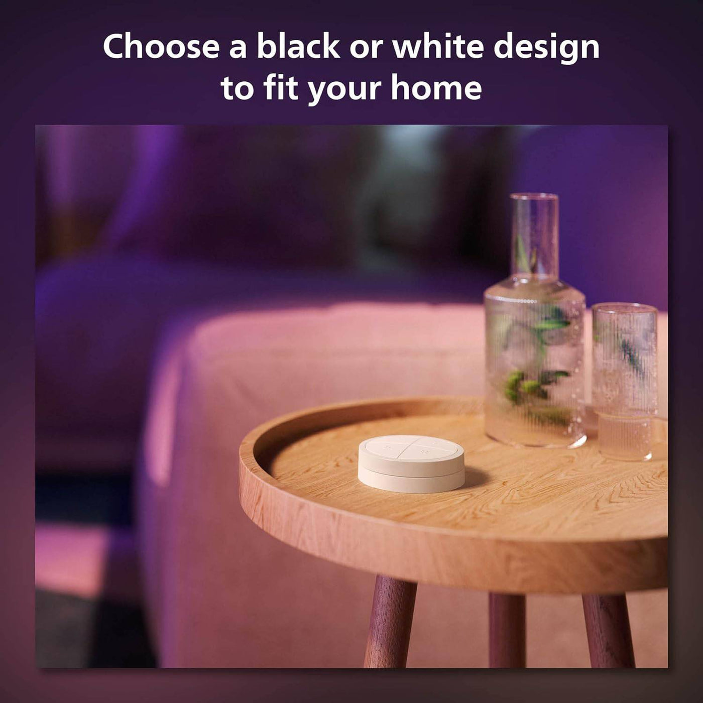 Philips Hue Tap Dial Switch - Fácil Control Smart Light. Iluminación Automática Interior, Escenografías, Ambientación y Atenuación - Achorao