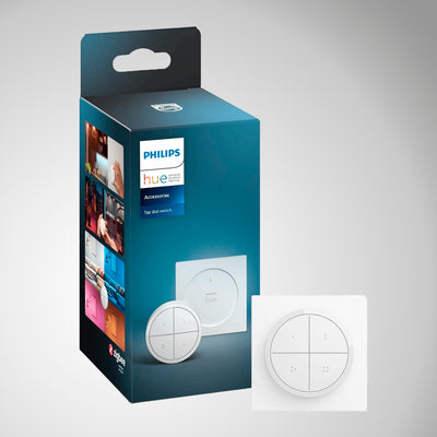 Philips Hue Tap Dial Switch - Fácil Control Smart Light, Escenografías, Ambientación y Atenuación - Achorao