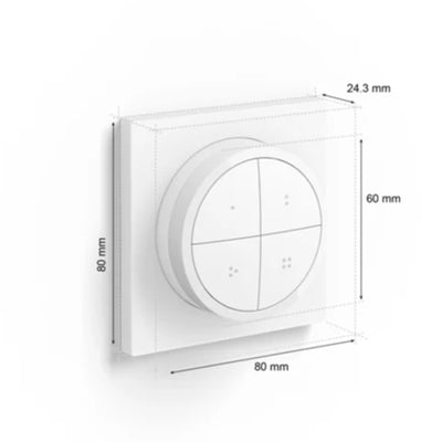 Philips Hue Tap Dial Switch - Fácil Control Smart Light, Escenografías, Ambientación y Atenuación - Achorao