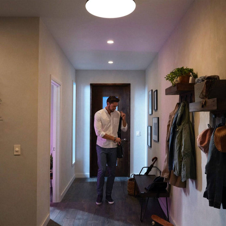 Starter Kit x2 Focos Inteligentes Cálido Philips Hue E27 9w + Bridge - Achorao