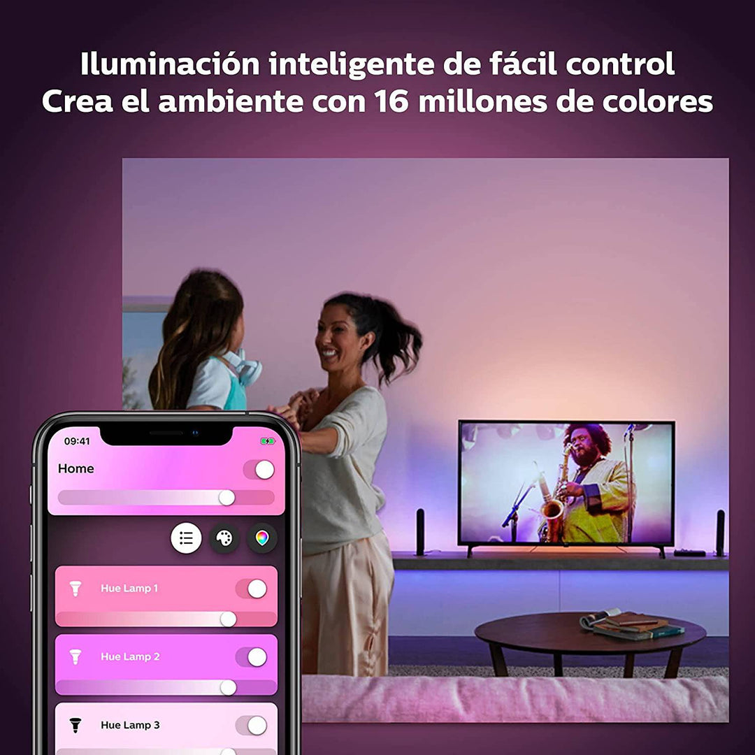 Tira Led Inteligente Philips Hue 2m Extensión Bluetooth - Achorao