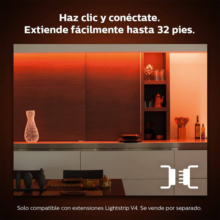 Tira Led Inteligente Philips Hue 2m Extensión Bluetooth - Achorao