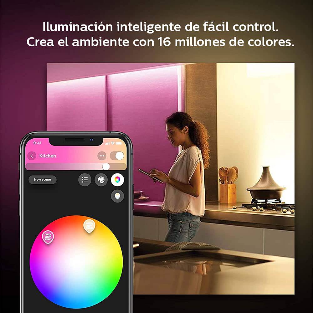 Tira Led Inteligente Philips Hue 2m Extensión Bluetooth - Achorao