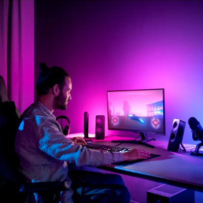 Tira de luz led Phillips Hue Play Gradient Lightstrip para PC - Achorao