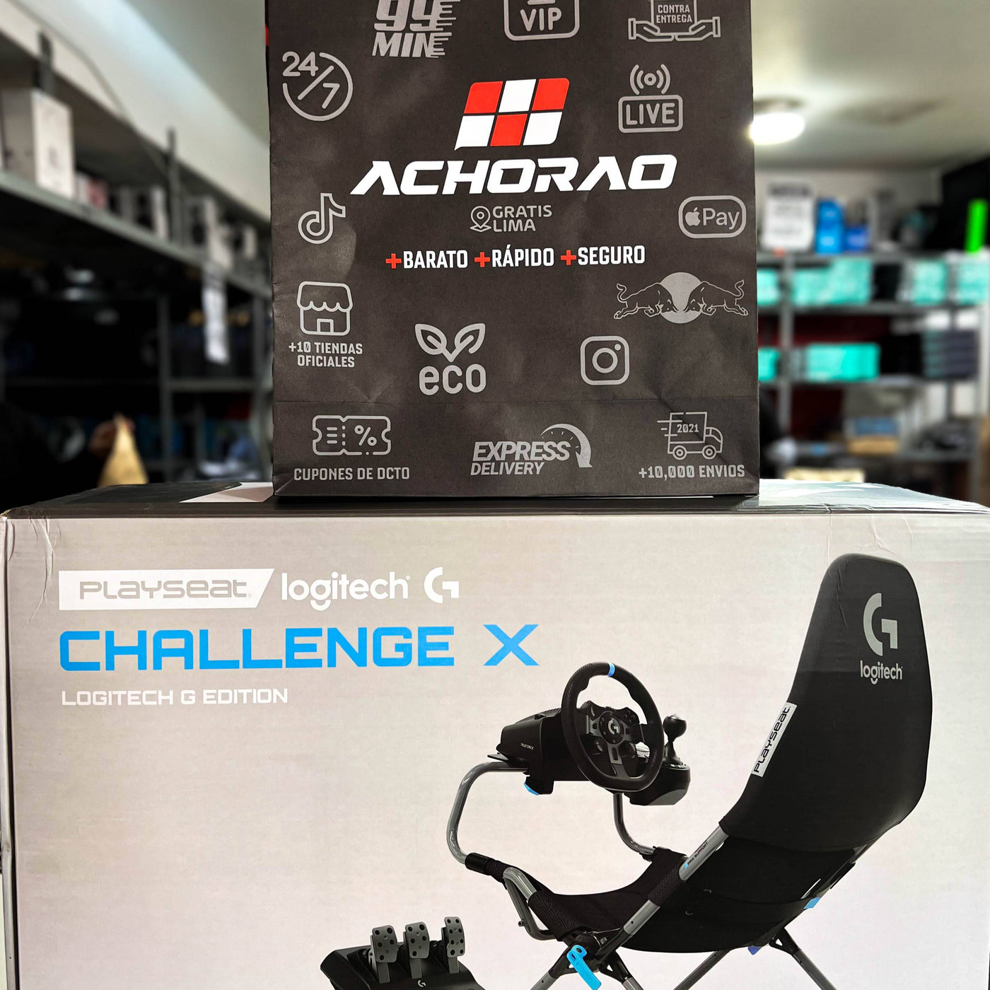 Playseat Challenge X Logitech G Edition Sim Racing  PS5/PC/Xbox - Achorao