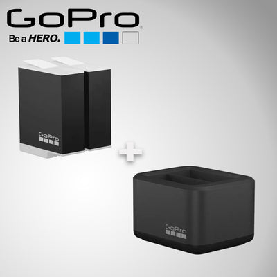 GoPro Cargador de batería dual + 2 baterías Enduro  - Accesorio oficial de GoPro