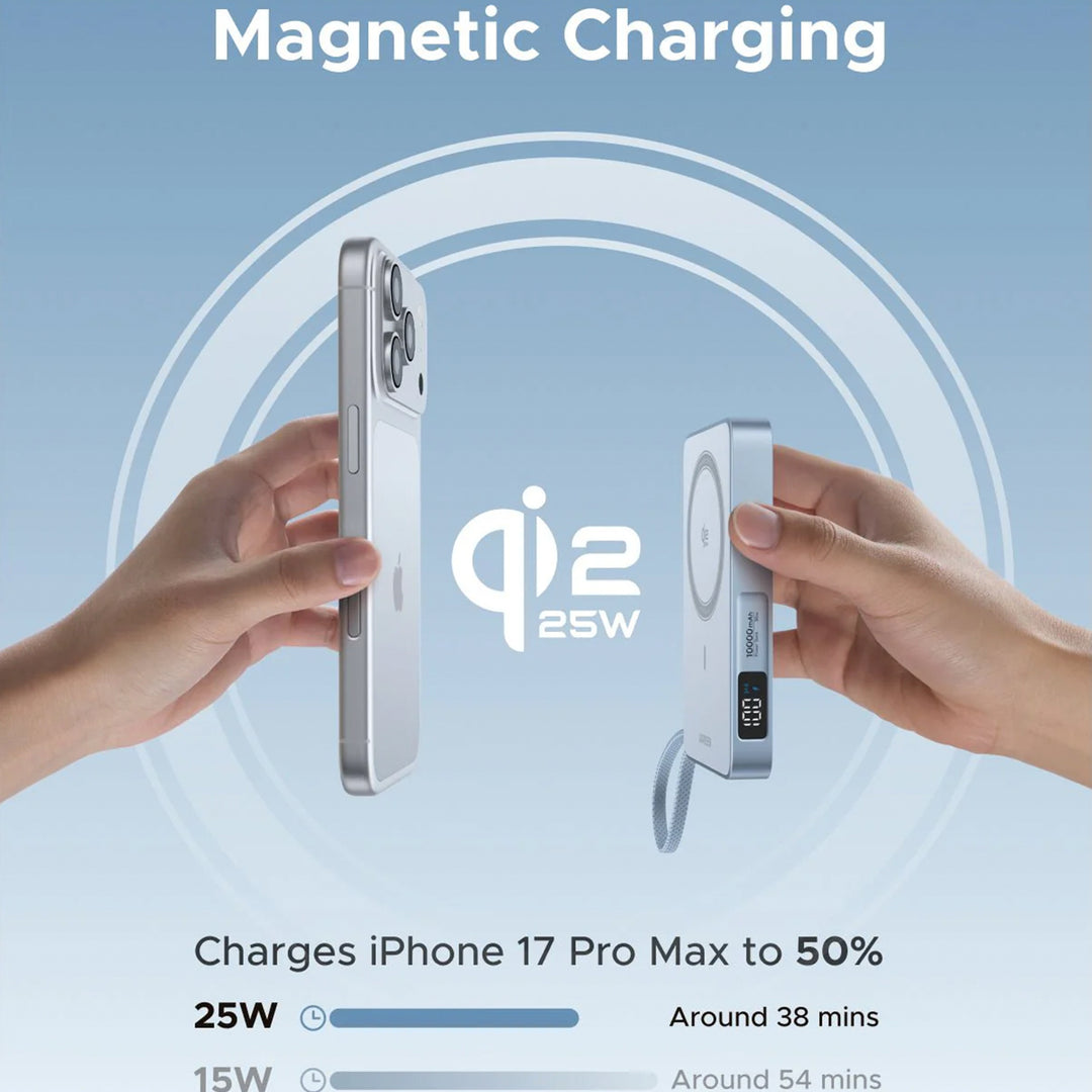 Power bank UGREEN PB773 10000 mAh, 25 W inalámbrico - Achorao