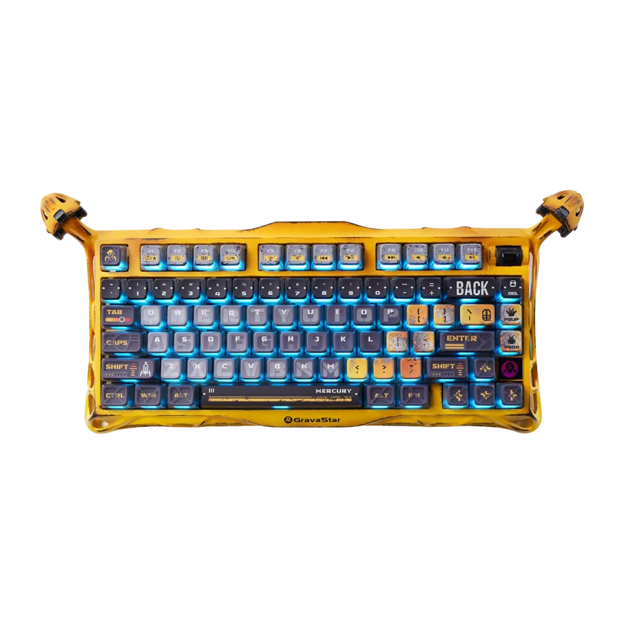 Teclado mecánico gamer Gravastar Mercury K1 Pro, inalámbrico - Achorao
