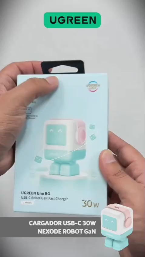 Adaptador/Cargador de corriente UGREEN Uno, USB-C 30W, Puerto 1 x USB-C (CD359)