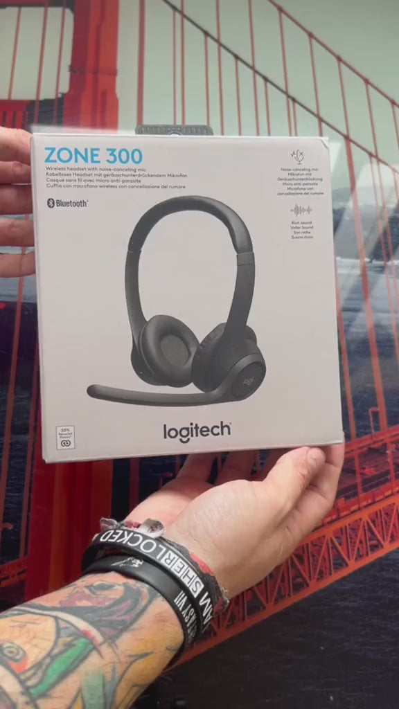 Audifonos inalámbricos logitech Zone 300 BLUETOOTH | 20H de batería