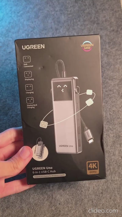 Adaptador Hub USB-C 6 en 1 UGREEN Uno - CM888