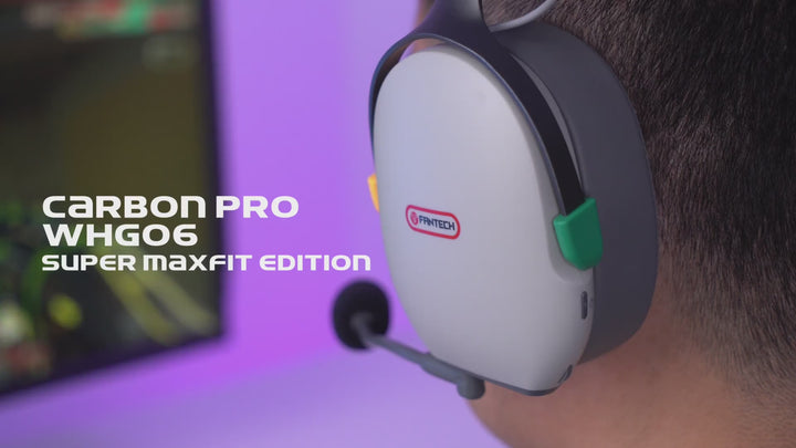 Audífonos gamer FANTECH WHG06 Carbon pro, Supermaxfit