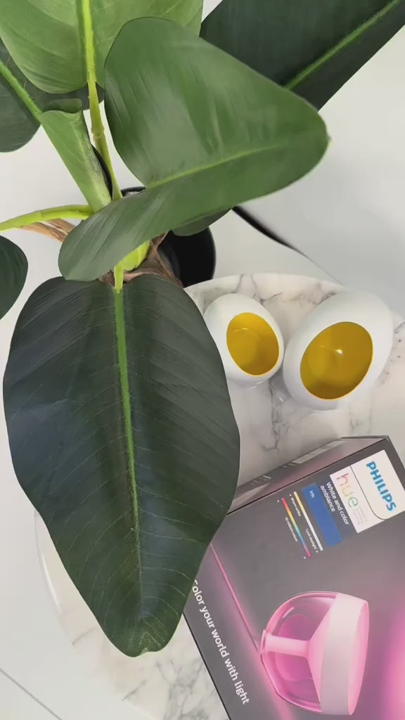 Lámpara de mesa Philips Hue Iris White and Color Ambiance Iluminación inteligente con Bluetooth