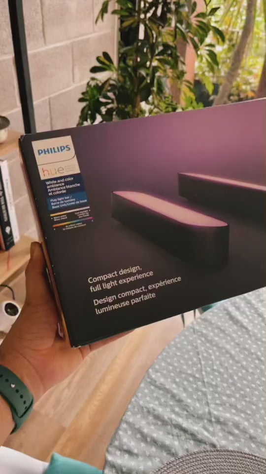 Kit de barras de luz Play Philips Hue, LED inteligente multicolor, pack x2