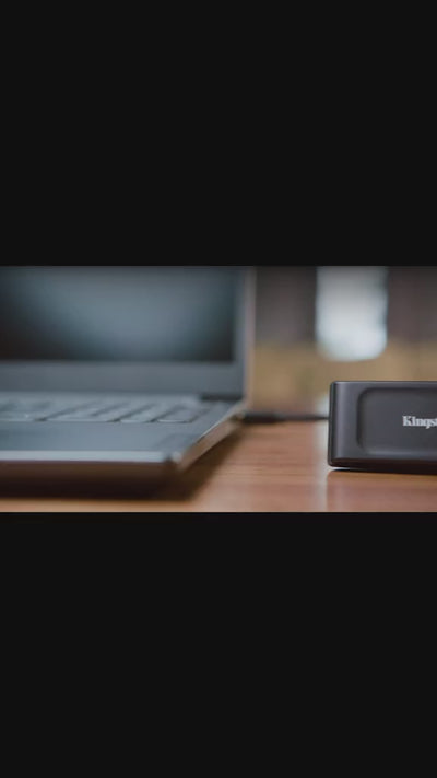 Unidad en estado sólido externa Kingston XS1000, 1TB/2TB, USB 3.2 Gen 2 Tipo-C