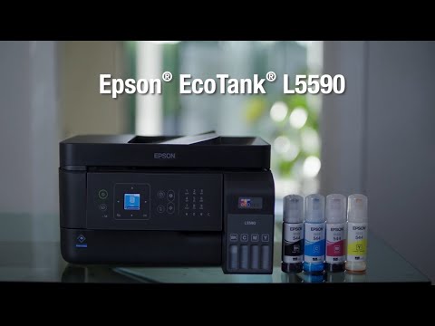 Impresora Multifuncional Epson EcoTank L5590, Imprime/Escanea/Copia/Fax/USB/LAN/Wi-Fi