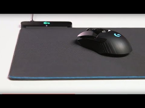 Mouse pad gamer Logitech Powerplay 2 Wireless Charger Lightspeed