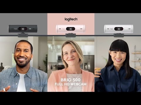 Webcam Logitech Brio 500 Full Hd 1080p