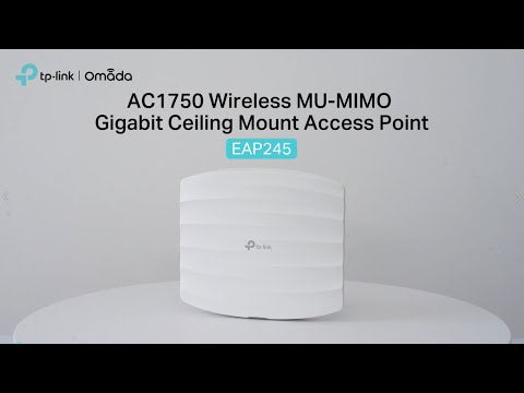 Punto de acceso inalámbrico TP-Link EAP245 AC1750, montaje en techo, doble banda Wi-Fi 5