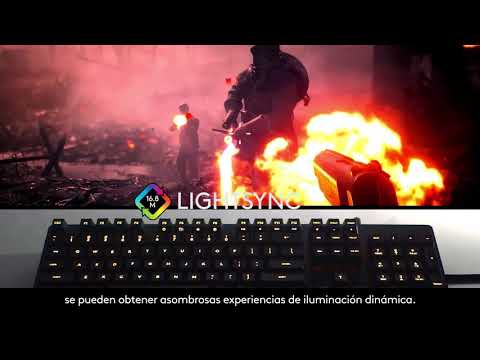 Teclado mecánico gamer Logitech G513, RGB, switch Brown táctil, layout inglés