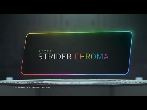 Alfombrilla híbrida para ratón RAZER Strider con tecnología Chroma RGB