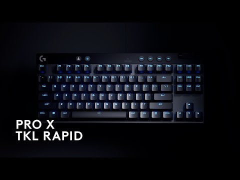 Teclado mecánico gamer Logitech G Pro X TKL Rapid, RGB, switch analógico magnético
