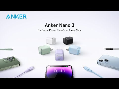 Cargador rápido ANKER 511 Nano 3, GaN, 30 W, USB-C