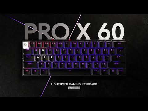 Teclado mecánico gamer Logitech G Pro X 60%, RGB, switch óptico