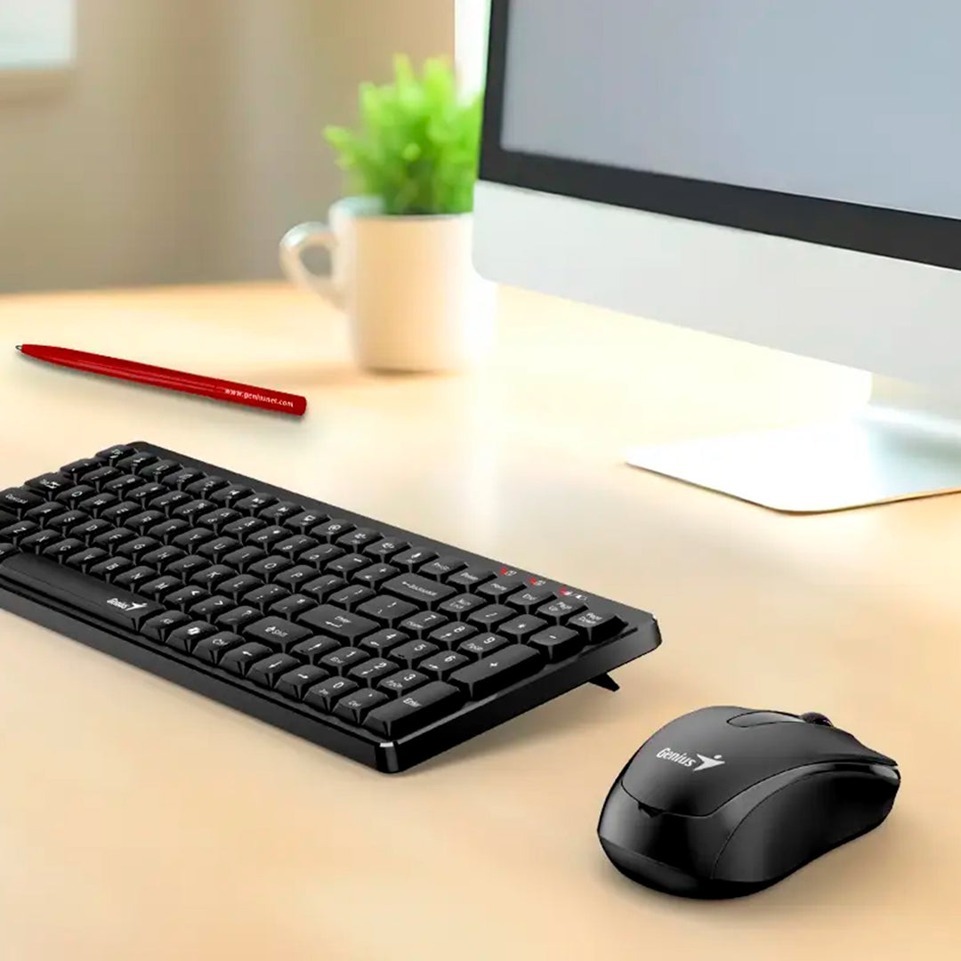Combo teclado y mouse inalámbrico Genius Luxemate Q8100, tecla Copilot AI - Achorao