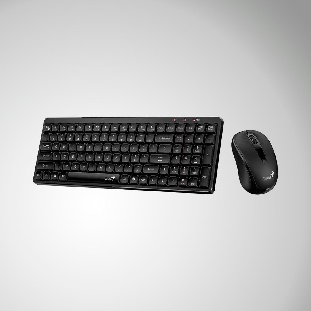 Combo teclado y mouse inalámbrico Genius Luxemate Q8100, tecla Copilot AI - Achorao