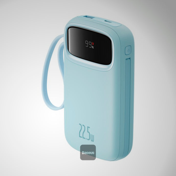 Power Bank Baseus Qpow2 Dual fast charging cables 10000mAh 22.5W Lightning + C - Achorao